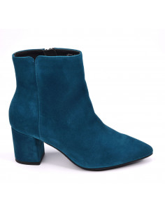 Bottle Green Suede Boots - Rope, Bella - Size 33-34-35 Liliboty