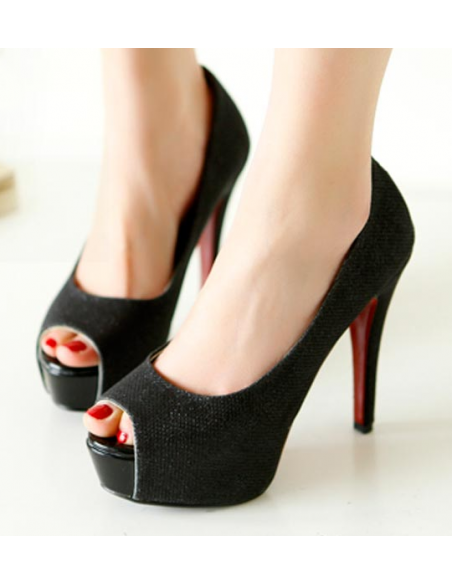 zapatos altos de mujer