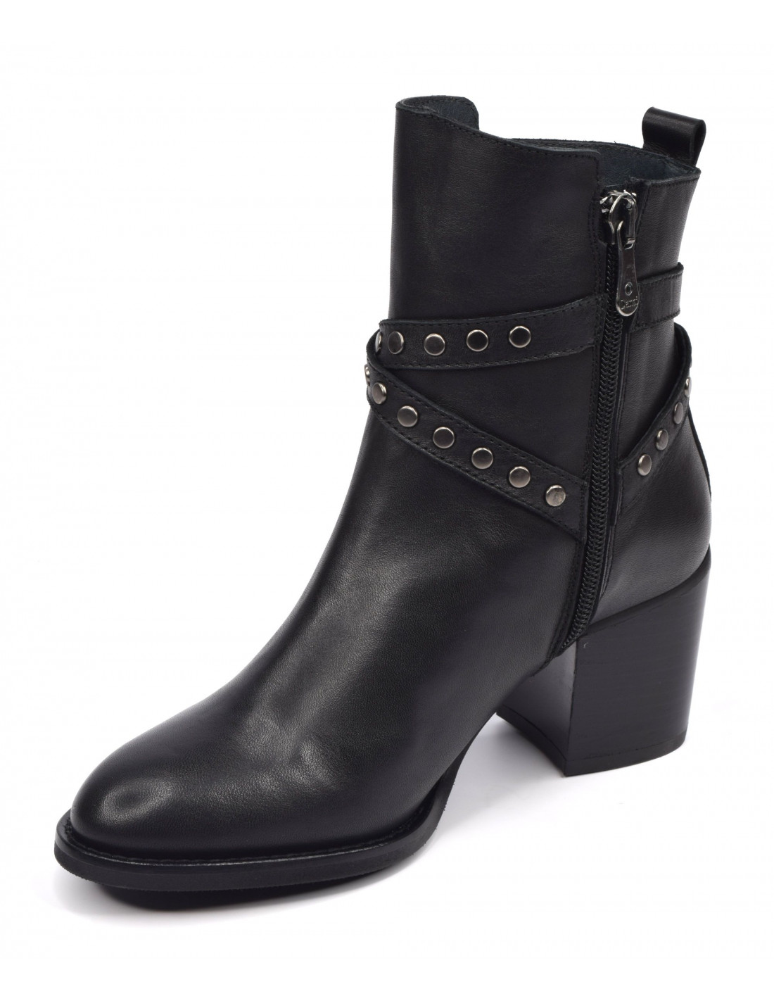 Smooth Leather Ankle Boots, Black, 3165, Dansi - Size 32-33-34-35 ...