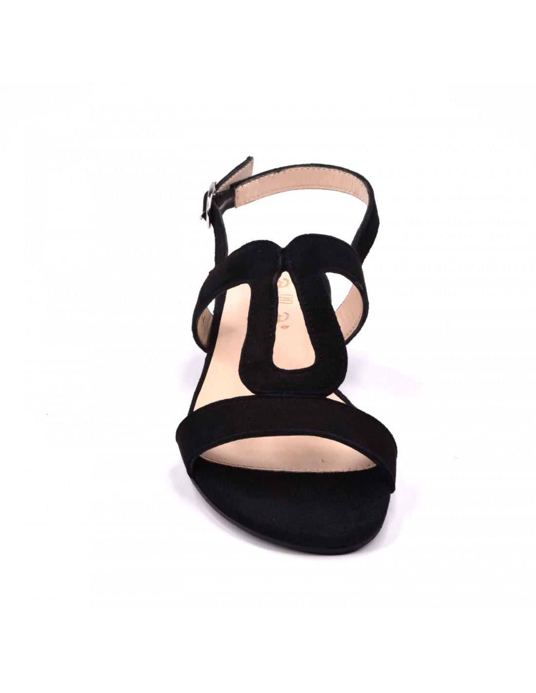 Sandalias Ante Negra Vox Bella B Talla 33 34 Liliboty