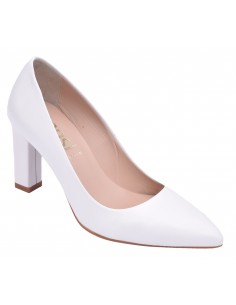 Escarpins Cuir Blanc 8433 Dansi Pointure 32 33 34 35 liliboty