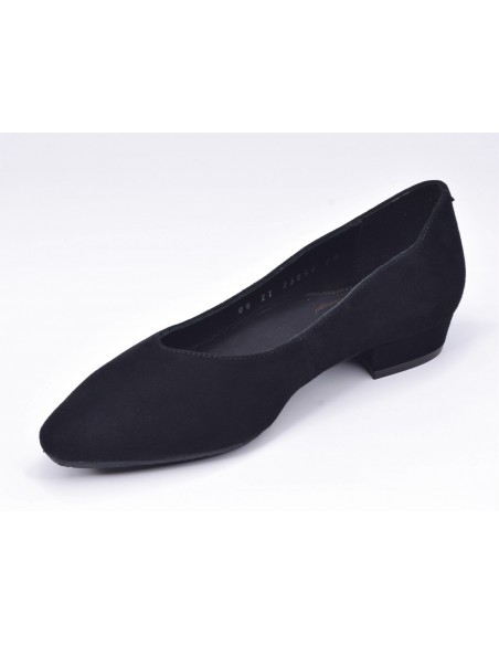 scarpa, ballerine, donna con taglie piccole, nero, vista diagonale interna