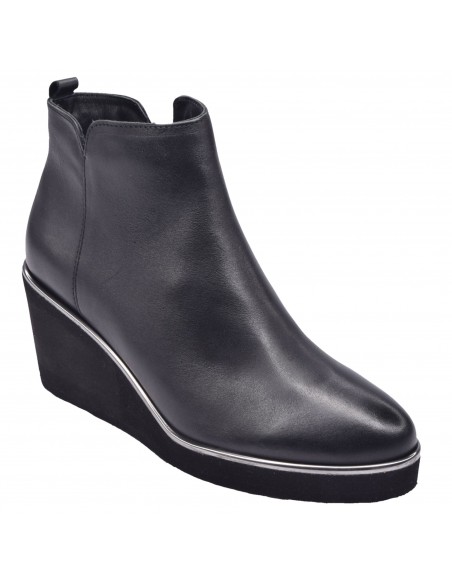 Bottes compensées noires new arrivals