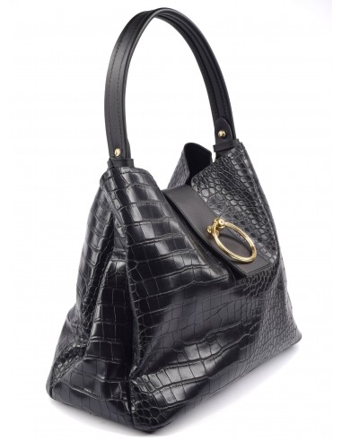 Sac Main souple Noir Lisa