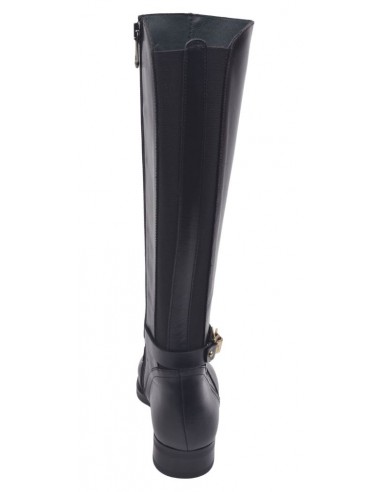 Botas de montar de cuero negro, 4825 Dansi Liliboty