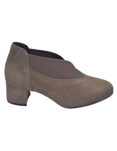 Low Boots daim Taupe, petites pointures 33 34 35