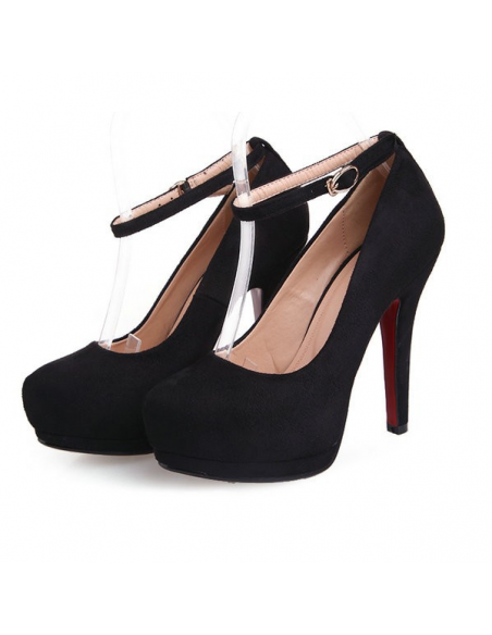 Black "Nerine" pumps with high heels