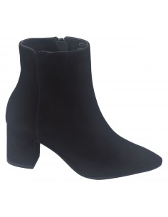 Bottines, Cuir Suédine Noir, Rope - Bella B, Femme Petite Pointure 33 34 35