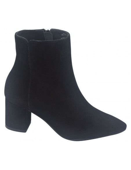 Bottines, Cuir Suédine Noir, Rope - Bella B, Femme Petite Pointure 33 34 35