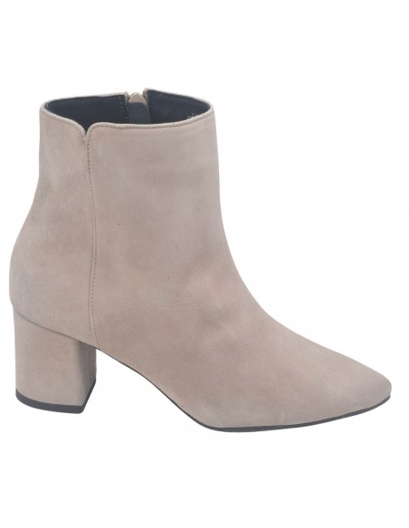 Bottines, Cuir Suédine Beige, Rope - Bella B, Femme Petite Pointure 33 34 35