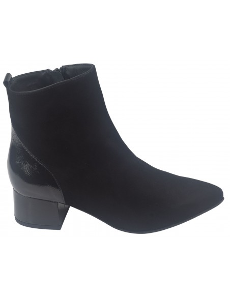 Boots, Daim Noir, Venus, Bella B, petites tailles 33 34 35