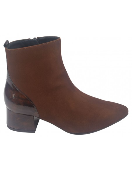 Boots, Daim Marron, Venus, Bella B, petites tailles 33 34 35