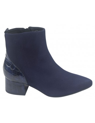 Boots, Daim Bleu Marine, Venus, Bella B, petites tailles 33 34 35