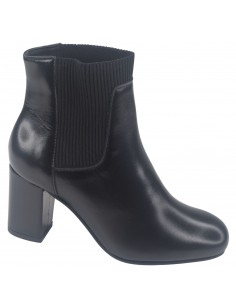 Bottines, Cuir Lisse Noir, Blondy - Bella B, femme petits pieds 33 34 35