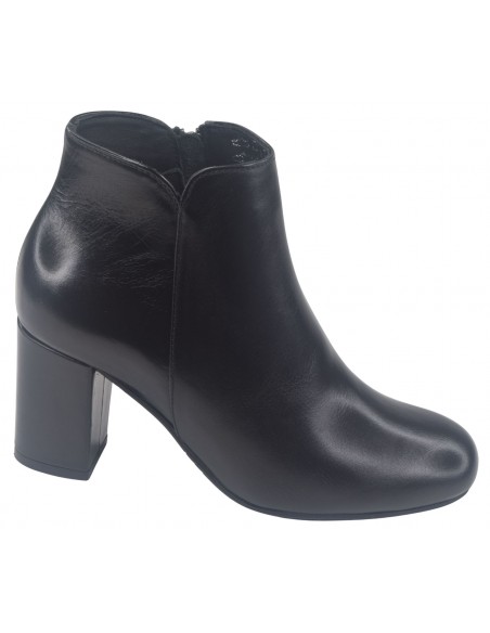 Bottines, Cuir Lisse Noir, Blau - Bella B, femme petites pointures