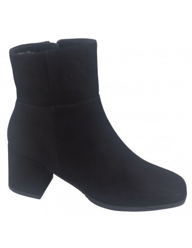 Bottines, Cuir Suédine Noir, Zipzip - Bella B, femme petits pieds