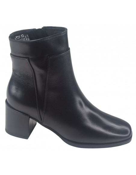 Bottines, Cuir Lisse Noir, Ziara - Bella B, femme petites tailles