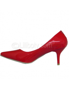נעליים אדומות אישה בגודל קטן