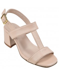 Sandales cuir nude Lima Bella B talon 5,5 cm petites pointures 33 34
