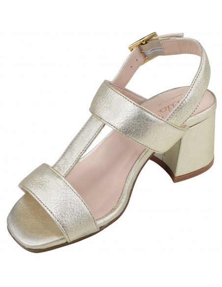 Sandales cérémonie or cuir – modèle Lima petites tailles