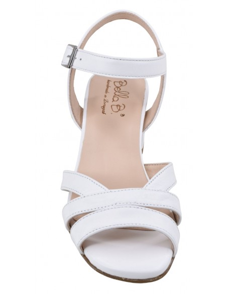 Sandales Asterias blanc vue dessus