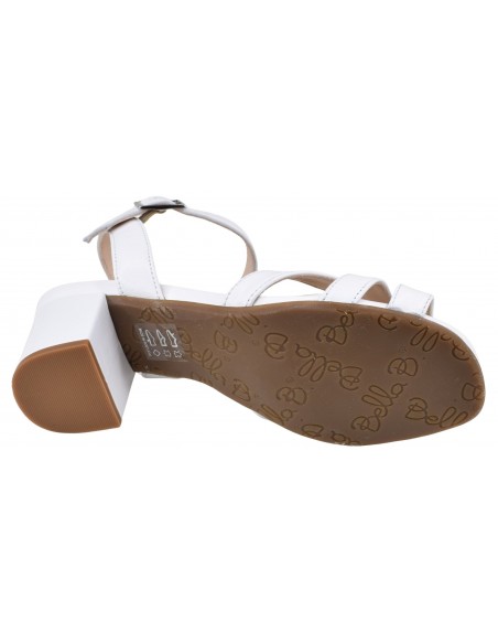 Sandales Bella B Asterias blanc semelle extérieure élastomère