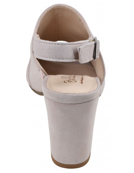 Sandales nude Bella B vue arrière bride réglable