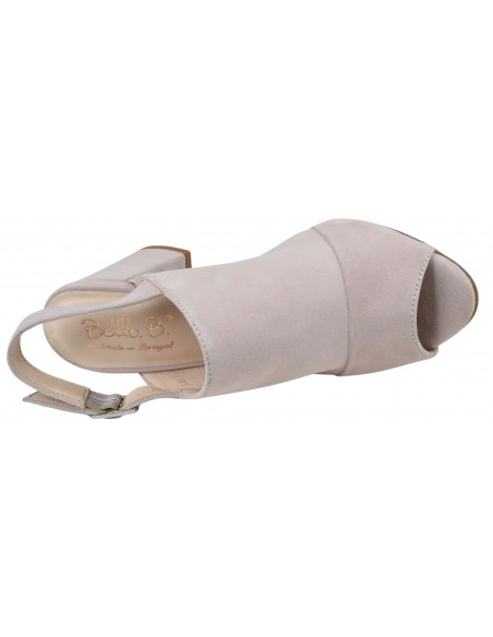 Sandale Bella B nude vue intérieure fabrication Portugal