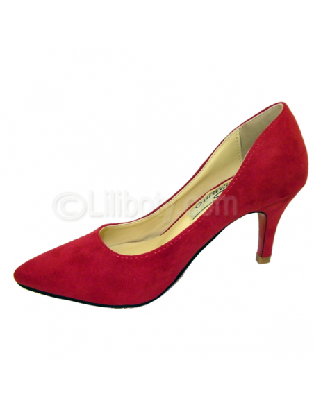 "Oxyria" red pumps