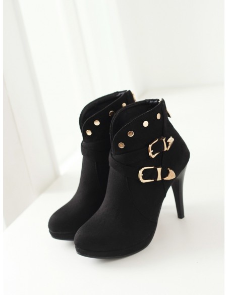 "Calappa" black boots