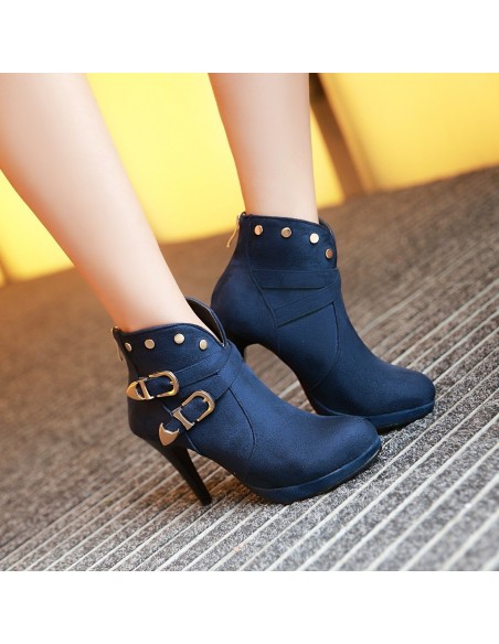 Navy "Calappa" boots
