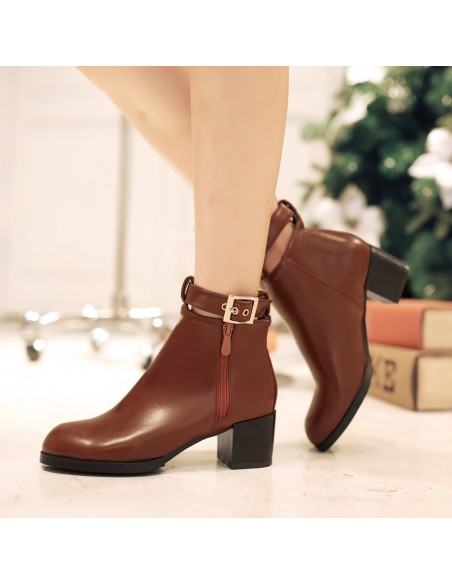 "Lilyturf" brown boots