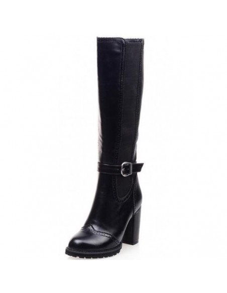 "Neottia" black boots for women