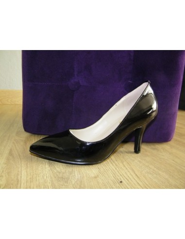 Escarpins noirs vernis cuir petite pointure femme Escarpins noirs vernis cuir petite pointure femme