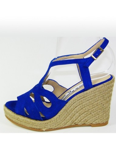 Espadrilles "Mi-230 bleu" petite pointure femme Espadrilles "Mi-230 bleu" petite pointure femme