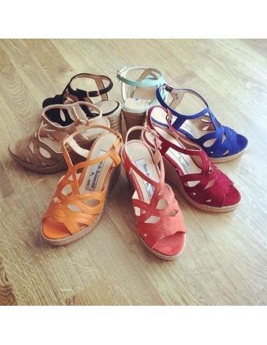 Espadrilles "Mi-230 bleu" petite pointure femme Espadrilles "Mi-230 bleu" petite pointure femme