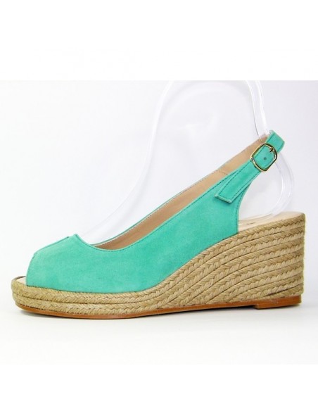 נעלי בית "ריטה כחולות ירוקות" לנשים
