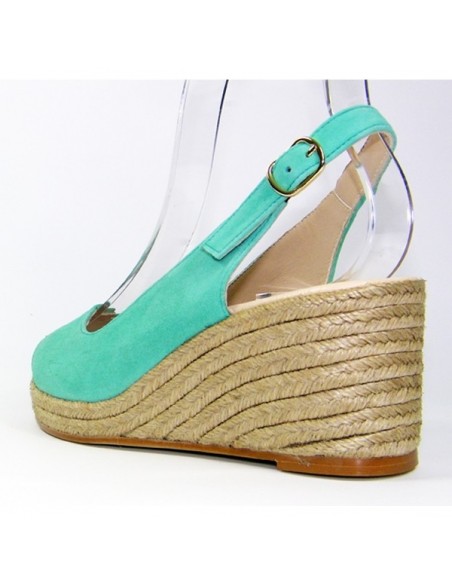 נעלי בית "ריטה כחולות ירוקות" לנשים