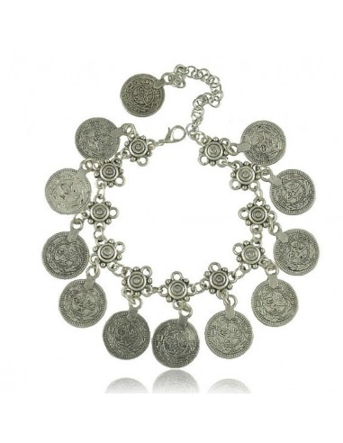 Cavigliera Donna Argento 925 Stile Boho - Regolabile 22+4cm - Per Estate E Spiaggia