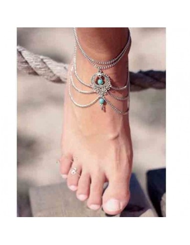 Original silver ankle bracelet