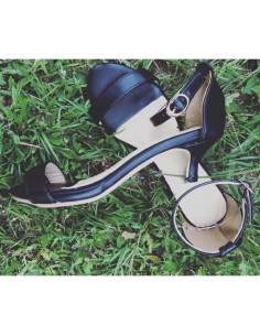 Open sandals with small heels of 5 cm "Elaeis"