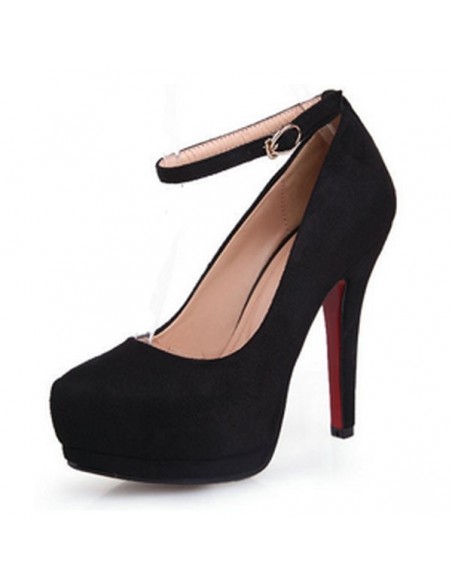 Black "Nerine" pumps with high heels