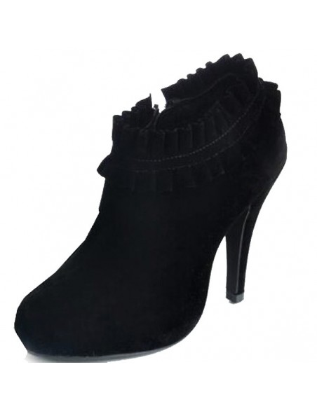 "Calluna" black ankle boots for women