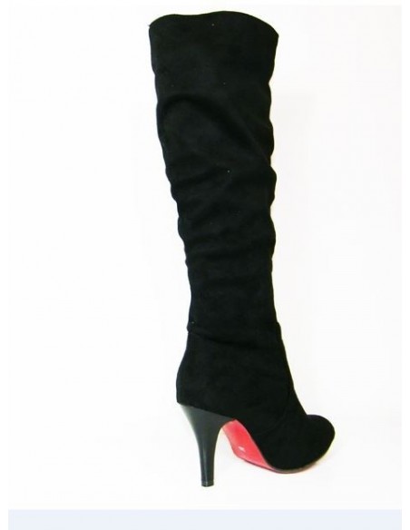Amarantine black boots for women in small sizes