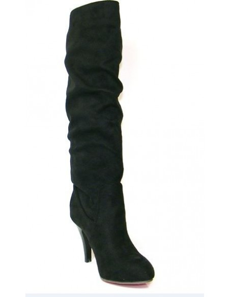 Amarantine black boots for women in small sizes