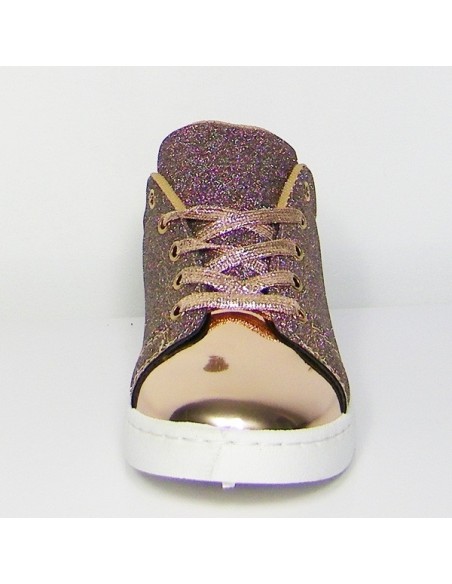 Zapatillas de tenis con purpurina para mujer