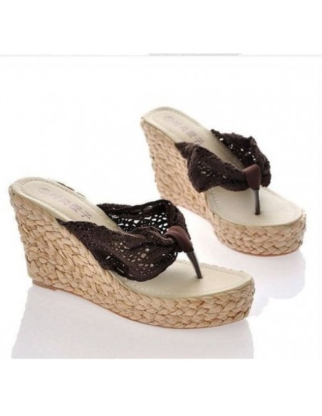 Espadrilles Tongs Ancolie Small size