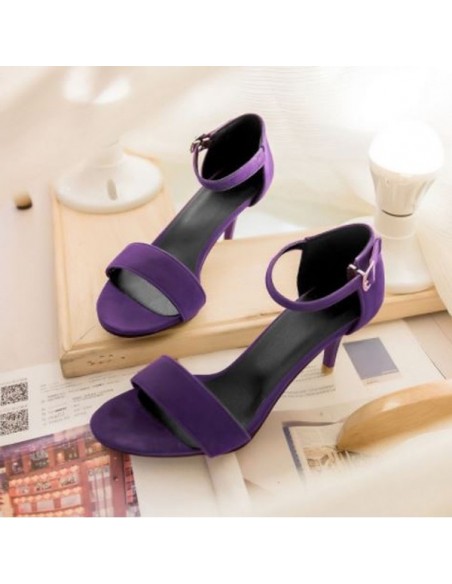Sandales "Ipomee" violet petite pointure femme chaussures