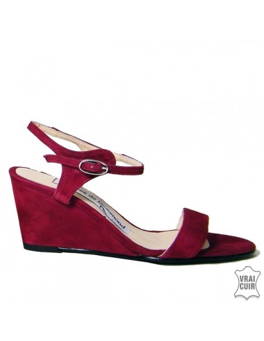 Sandalias de cuña rojas hot sale