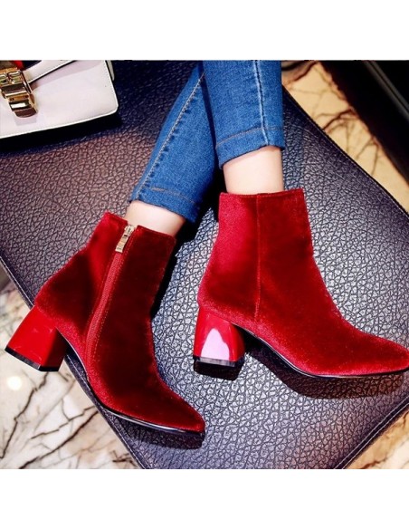 "Dorothy" red boots size 33 size 34 women